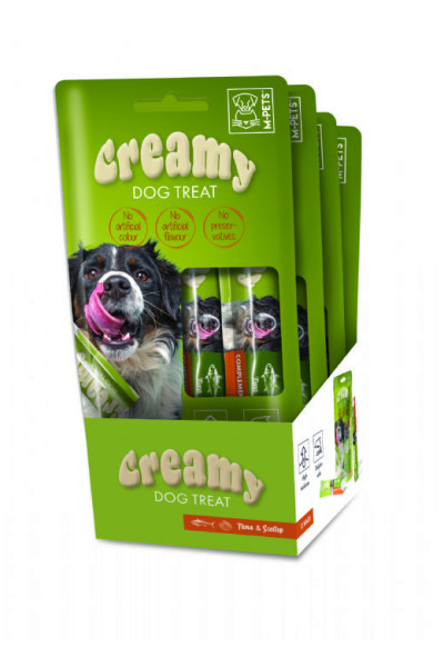 CREAMY KÖPEK ÖDÜLÜ TON BALIKLI DENİZ TARAKLI 4X15GR -12'Lİ .5